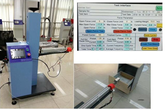 BIFMA X5.1 Drawer Slides Mechanical Durability Strength Cycle Tester