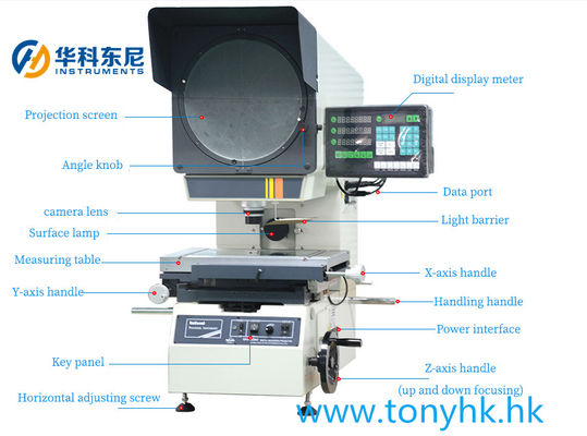 10X 20X 50X 100X Benchtop Optical Comparator / Digital Profile Projector