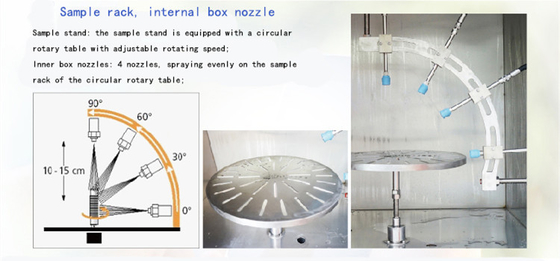 ISO20653 Standard IPX9/9K Water Spray Test Chamber WT-12